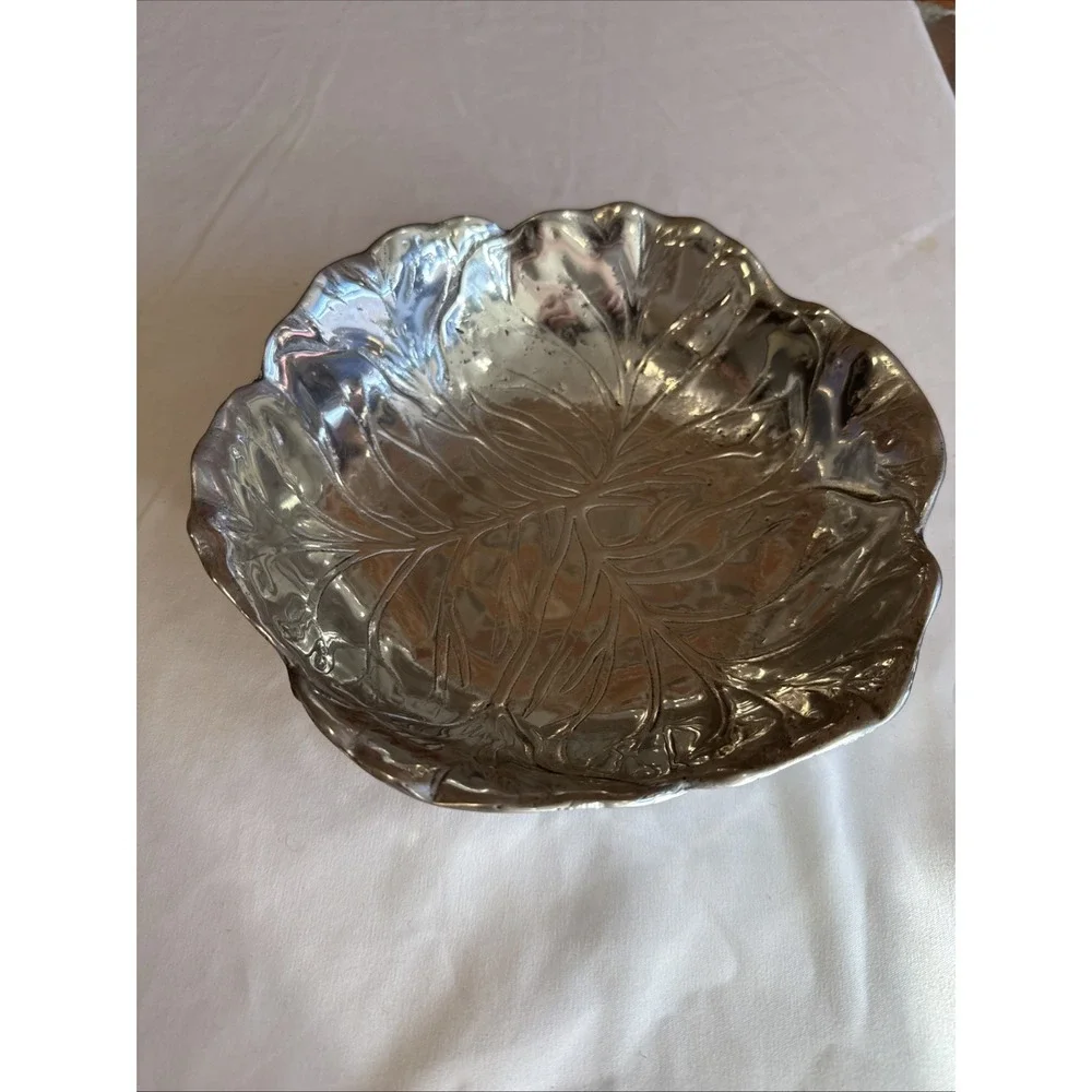 Vintage Cabbage Lettuce Leaf Serving Salad Bowl‎ Dish 80-6288